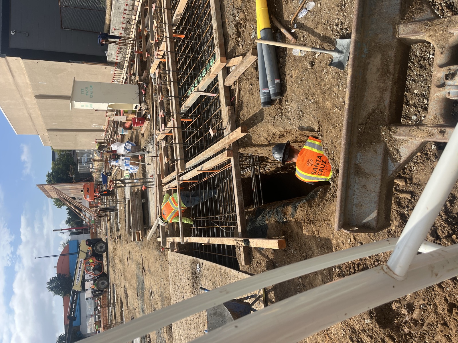 Pipe installation work